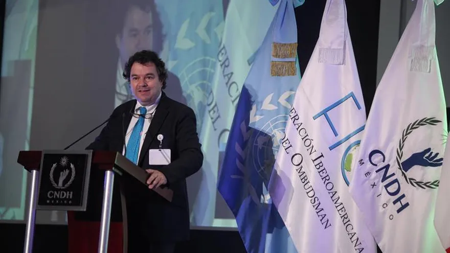 En la imagen el defensor del Pueblo de Colombia, Alfonso Negret.