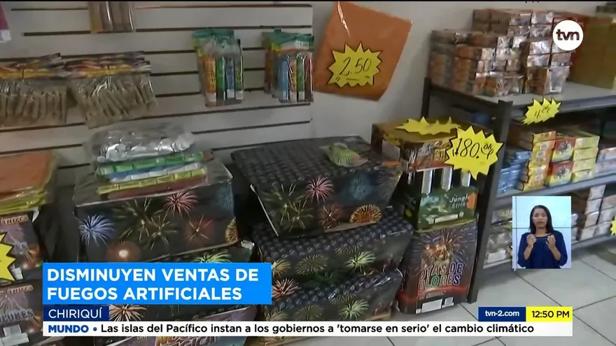 Empresarios dedicados a la venta de fuegos artificiales se reinventan ante pocas ventas