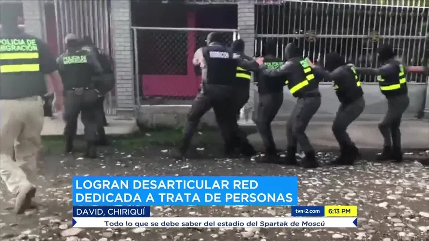 Desarticulan banda dedicada a la trata de personas en Chiriquí