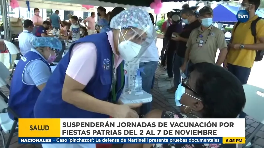 Se suspenderá programa de vacunación en fiestas patrias