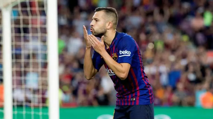 Jordi Alba: "Quiero quedarme en el Barcelona toda la vida"