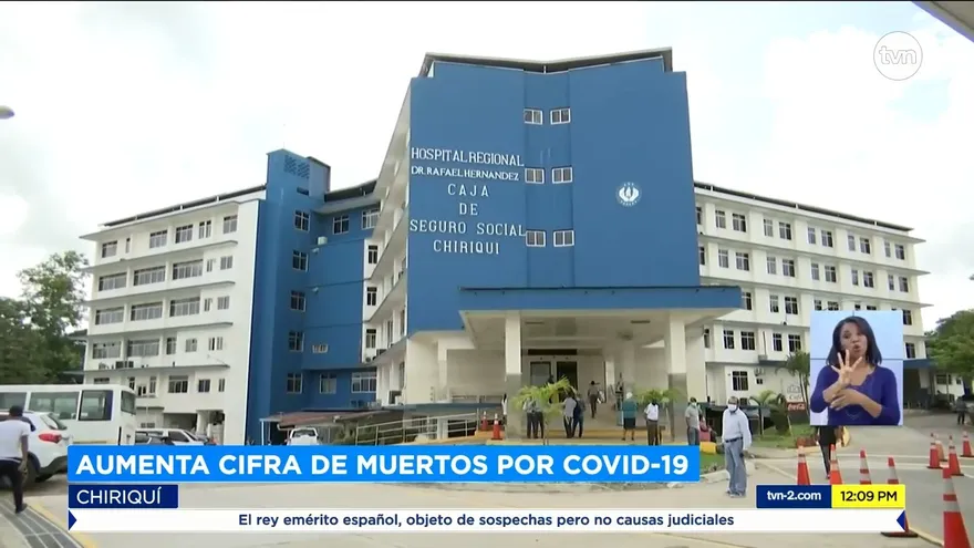 Cuatro nuevos muertos por COVID-19 en Chiriquí