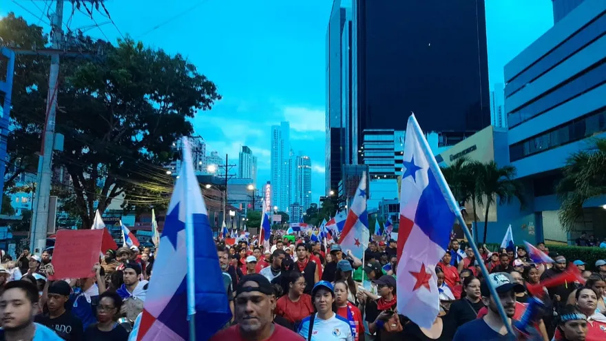 Protesta en Calle 50