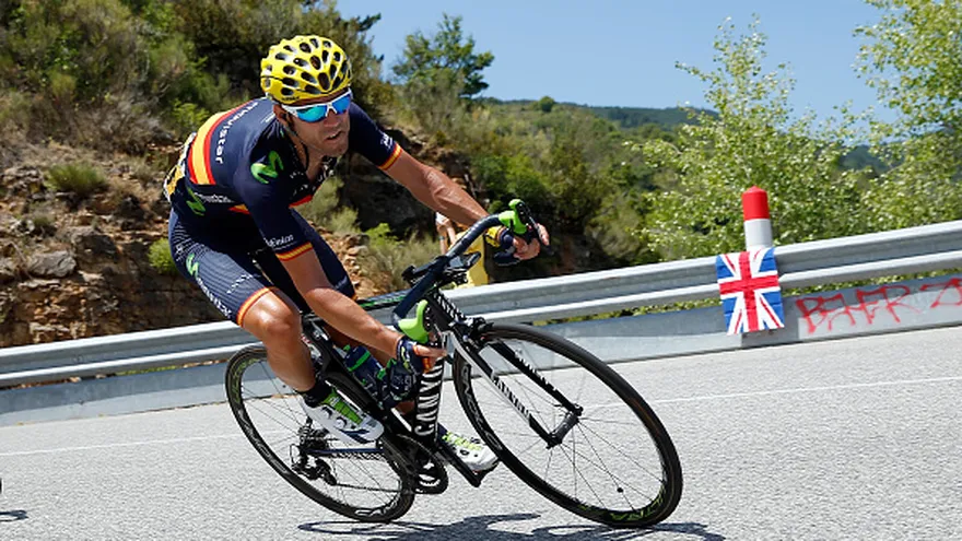 Valverde en el Tour de Francia.