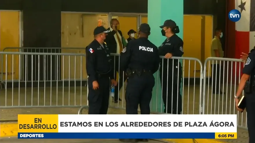 Policía Nacional custodia los predios de Sistema Penal Acusatorio