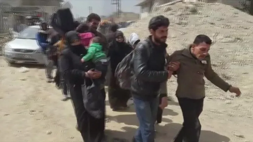 Más de 12.000 civiles huyeron de enclave rebelde sirio de Guta