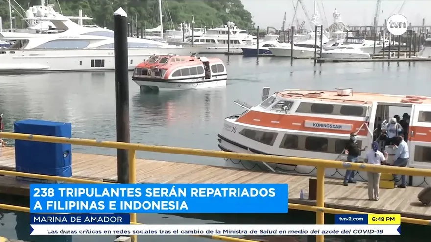 238 tripulantes serán repatriados a Filipinas e Indonesia