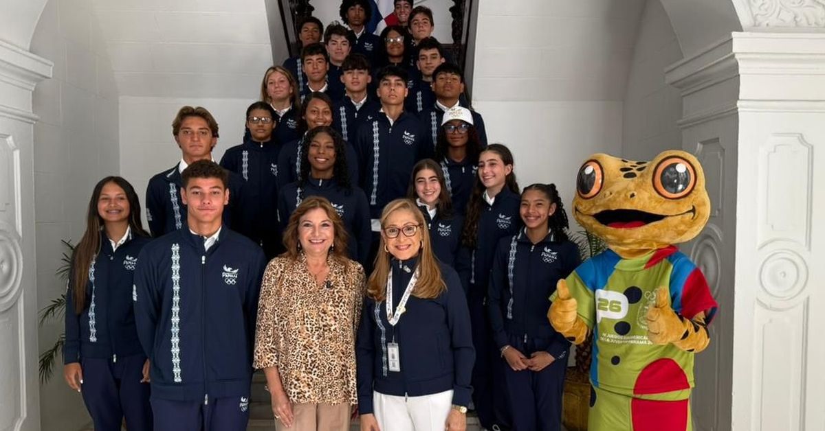 Juegos Suramericanos de la Juventud 2026 | Atletas panameños fueron recibidos en la presidencia