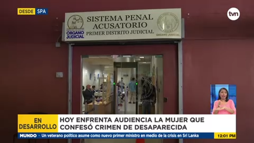 Realizan audiencia a mujer que confesó crimen de Yaris Jiménez