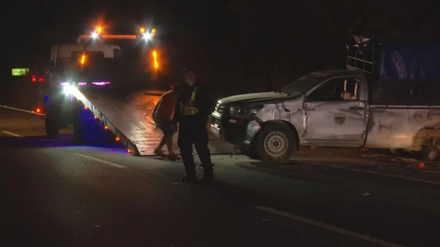 Escena del accidente en Chiriquí.