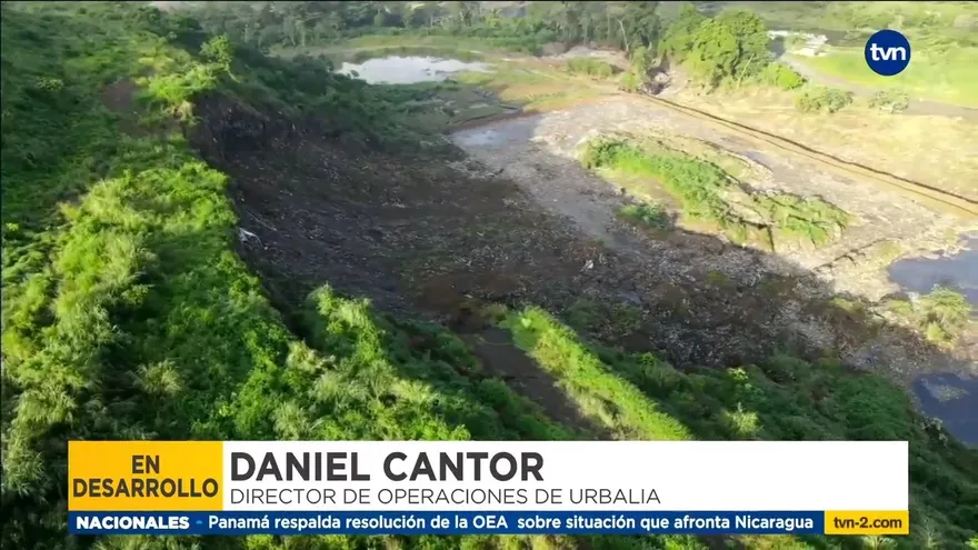 Intensas lluvias causan deslave y contaminación en cerro Patacón