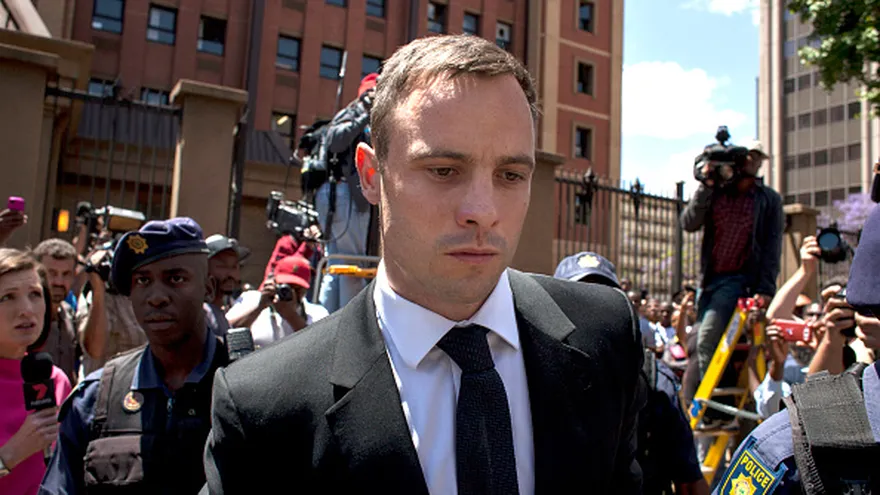 Pistorius tras el veredicto.