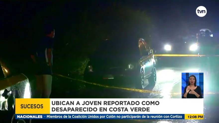 Encuentran al joven desaparecido en Costa Verde