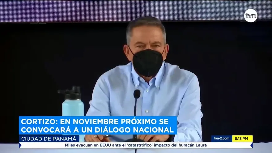 Cortizo: En noviembre próximo se convocará a un diálogo nacional
