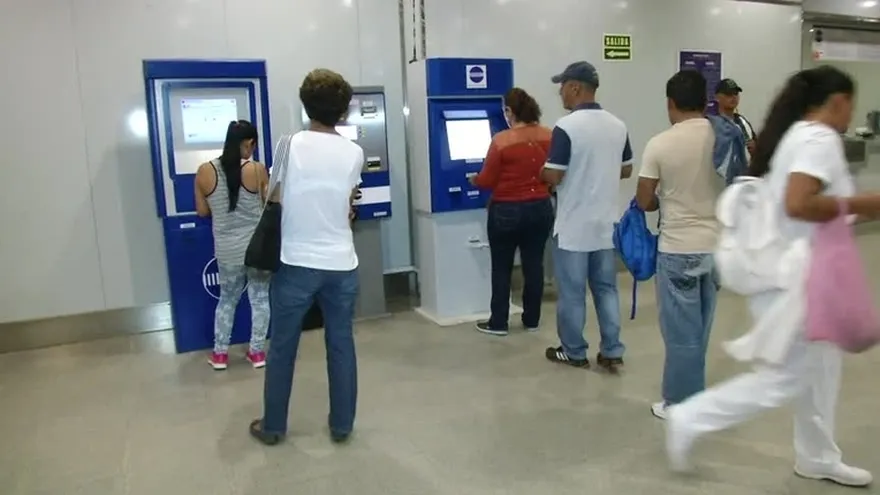 Se reportaron fallas del sistema de recargas de tarjetas