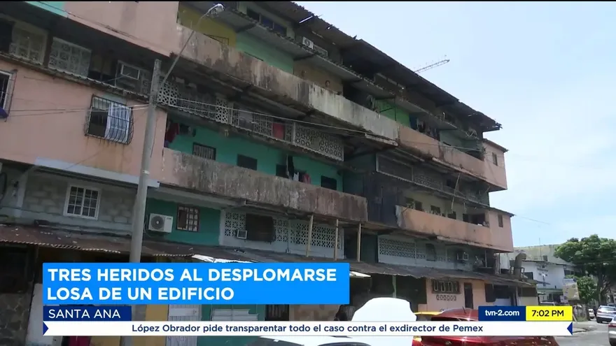 Edificio en Santa Ana, una trampa de muerte