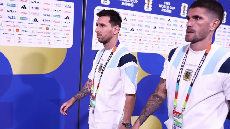 Lionel Messi y Rodrigo de Paul