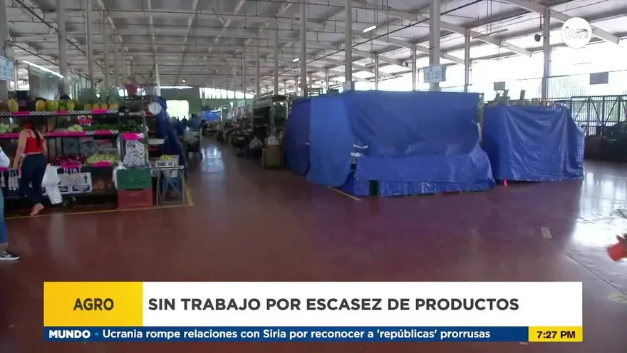 Sin trabajo por escasez de productos en Merca Panamá