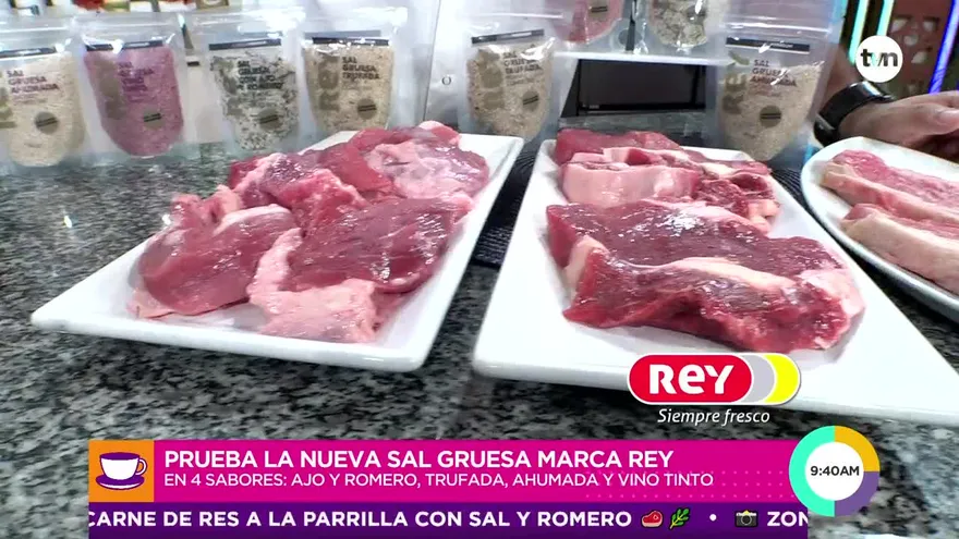 Carnes de Res a la Parrilla con Sal y Romero