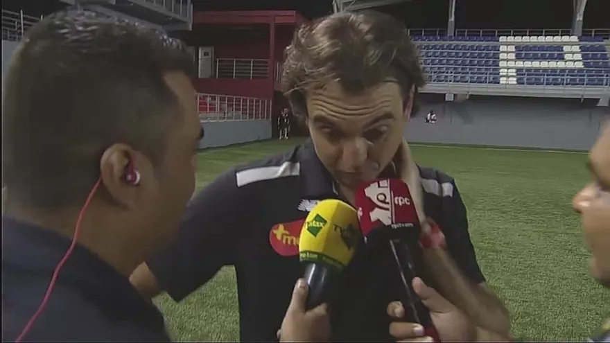 Leonardo Pipino dijo que no le gusto el juego del equipo