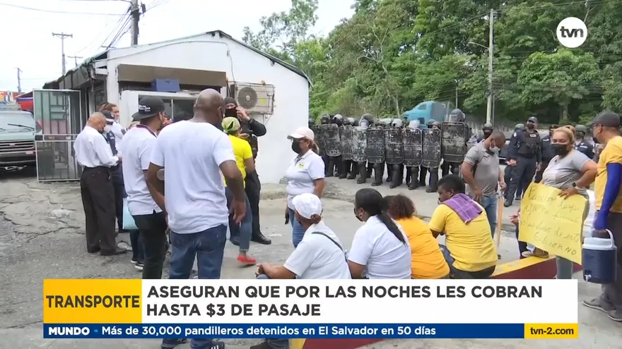 Residentes de Panamá Norte reportan problemas con el servicio de transporte