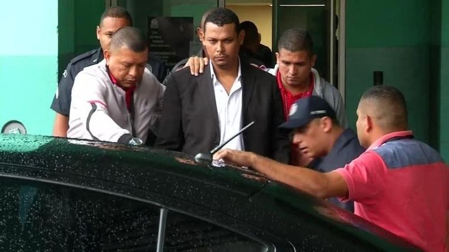 Mayor de la Policía Nacional Alex Cedeño.