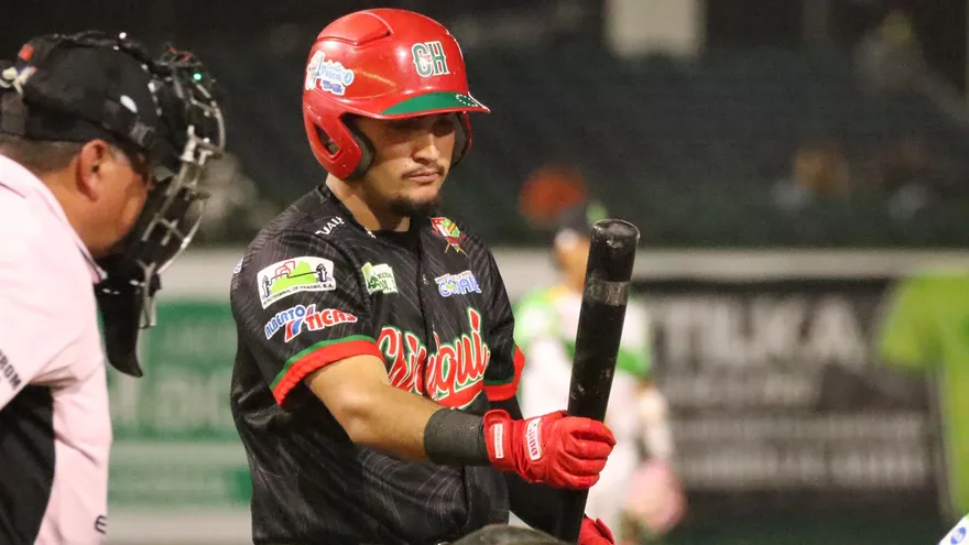 Pelotero del equipo de béisbol juvenil de Chiriquí