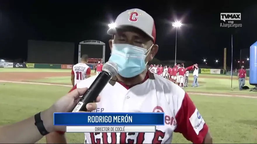 Rodrigo Merón el coach que guio a la novena de Coclé al campeonato