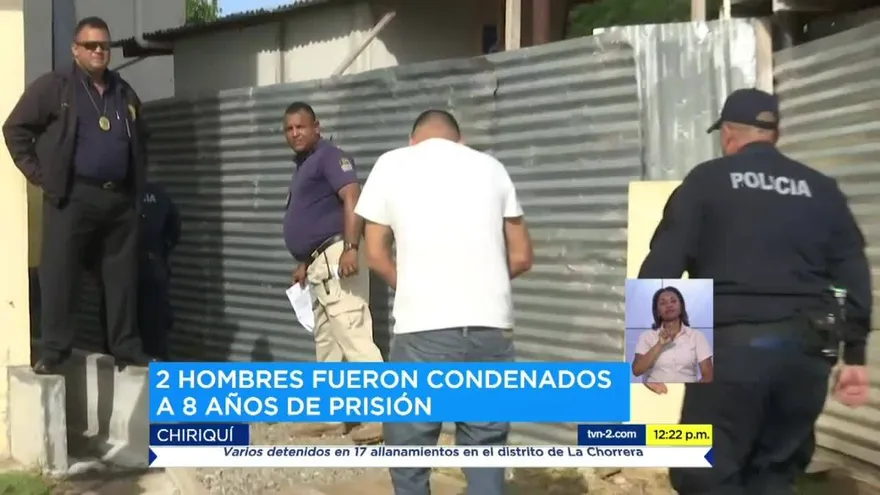 Dictan condena a delincuentes que robaron en la Lotería en David