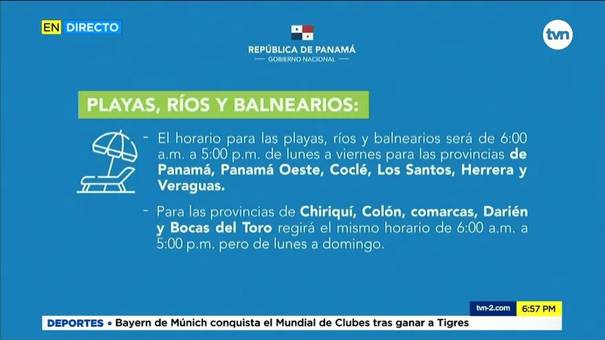Más horas para las playas y balnearios