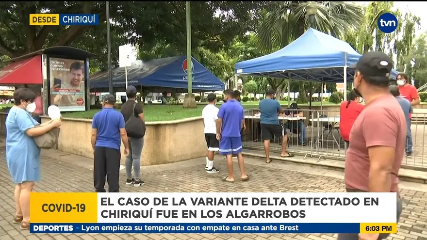 Preocupación por aparición de variante Delta en Chiriquí
