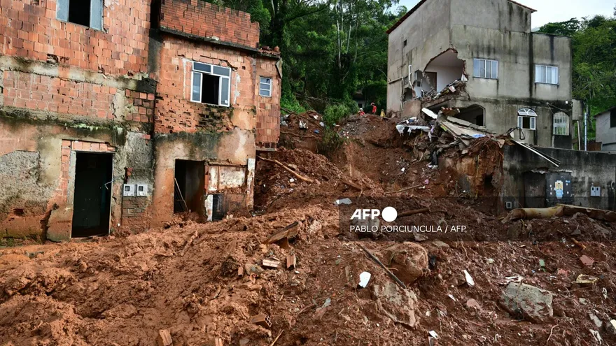 Retoman búsquedas de desaparecidos tras nuevas lluvias en el sureste de Brasil