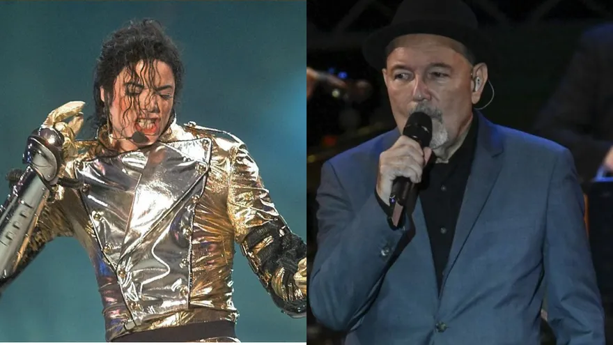 Michael Jackson y Rubén Blades
