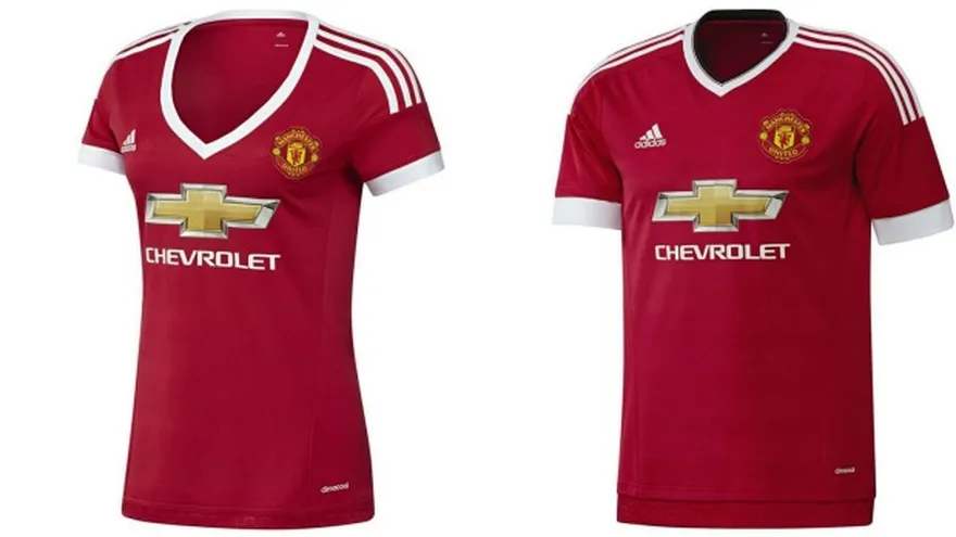 Polémica con la nueva camiseta del United para mujeres