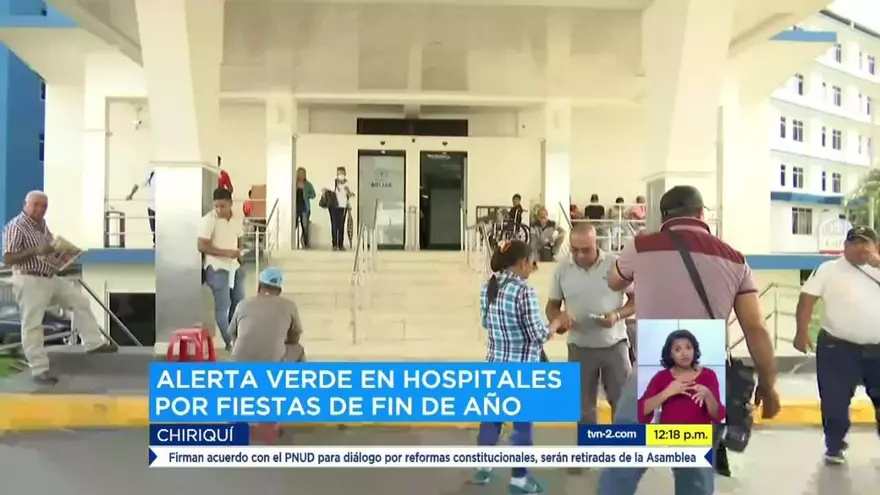 Decretan alerta verde en Chiriquí por fiestas de fin de año
