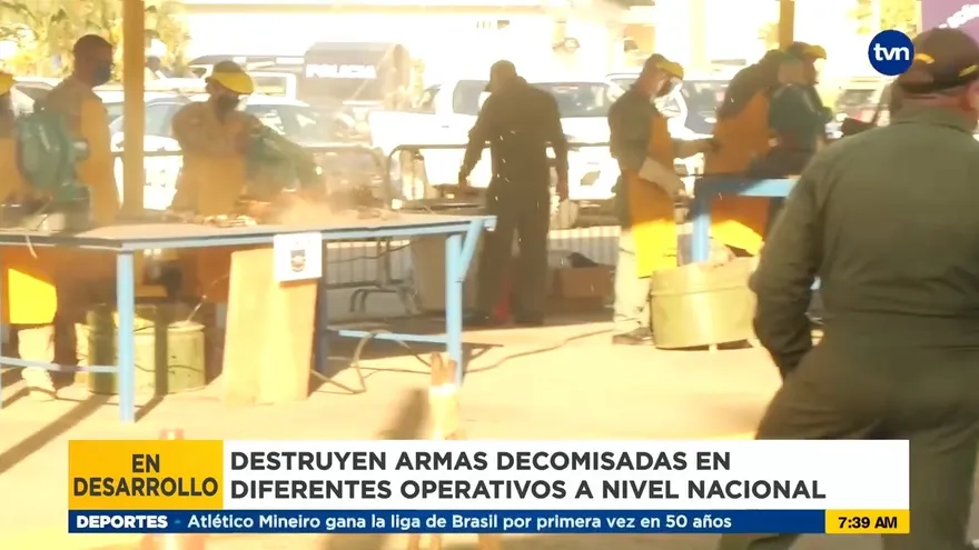 Destruyen más de mil armas decomisadas en operativos