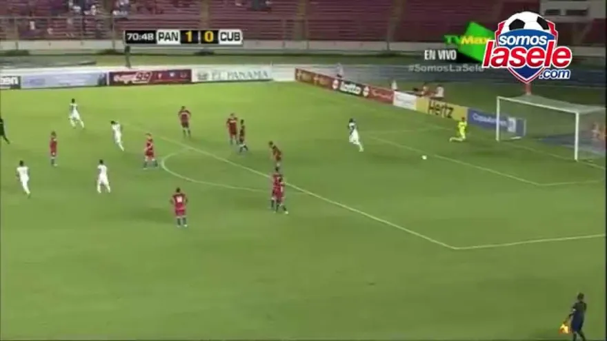 Aquí el golazo de Juan de Gracia Panamá 2-0 Cuba