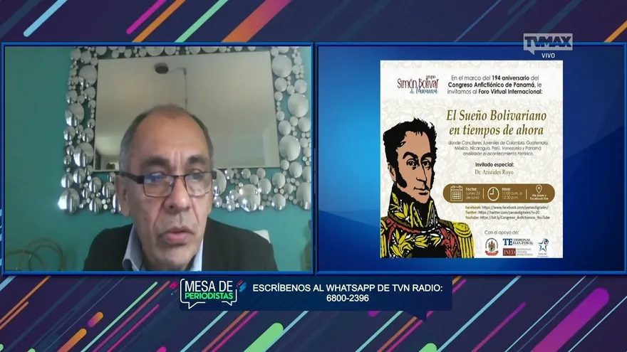 Mesa de periodistas - Entrevista al Profesor Rafael Candanedo, periodista y lingüista