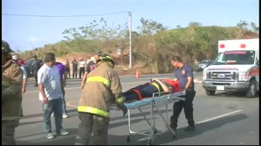 Accidente en Azuero deja 10 heridos