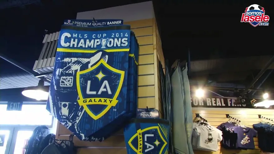 La tienda del LA Galaxy dentro del StubHub Center