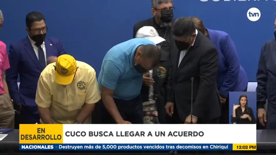 Miembros de la Coalición por la Unidad de Colón se reúne con Cortizo