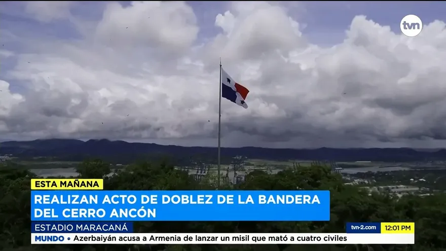 Bandera del cerro Ancón en desuso será cremada el viernes 30