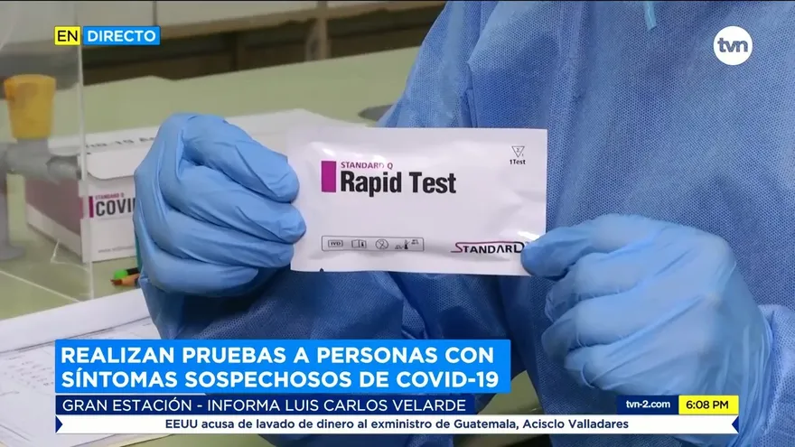 En Samaria realizan pruebas rápidas a sospechosos de COVID-19