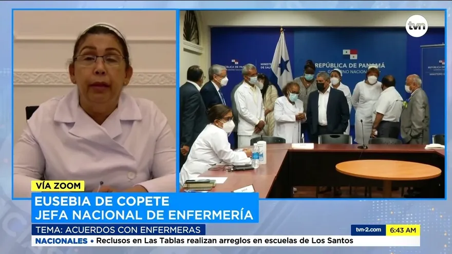 Jefa de enfermería explica efectos del paro decretado por la ANEP