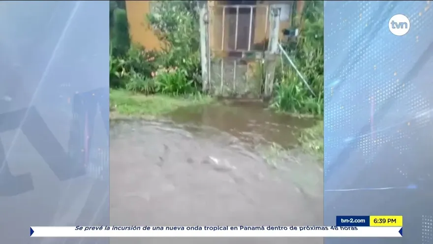 Fuertes lluvias provocan inundaciones en Chiriquí