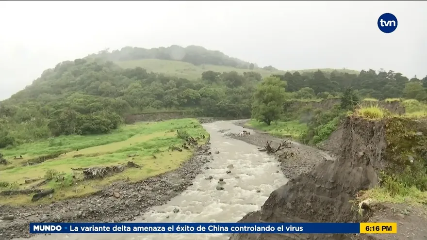 Monitorep de ríos en Chiriquí por el paso de la onda tropical