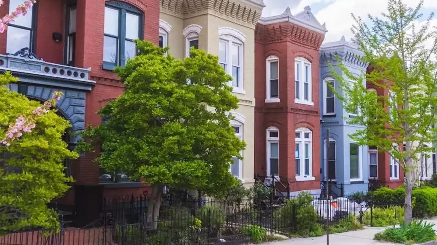 Imágen con fines ilustrativos de un barrio en Washington DC