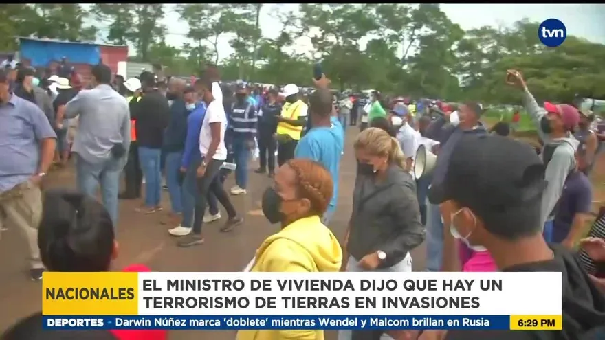 Ministro de Vivienda dice que hay gente que se dedica a invadir terrenos