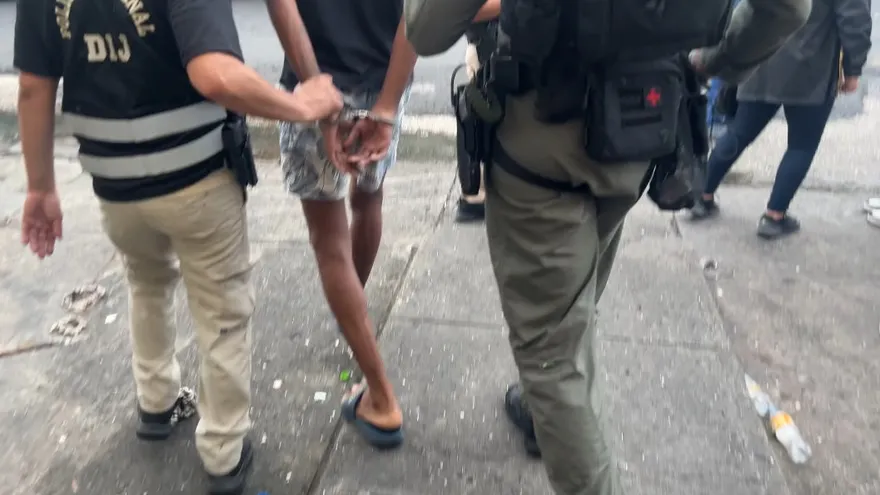 Detención de miembros de organización criminal.