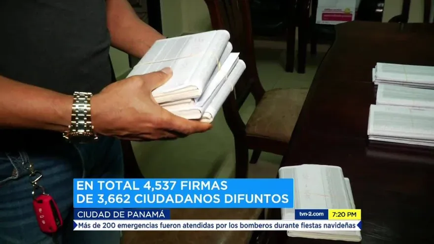 Envían casos de firmas que corresponden a difuntos a la Fiscalía Electoral